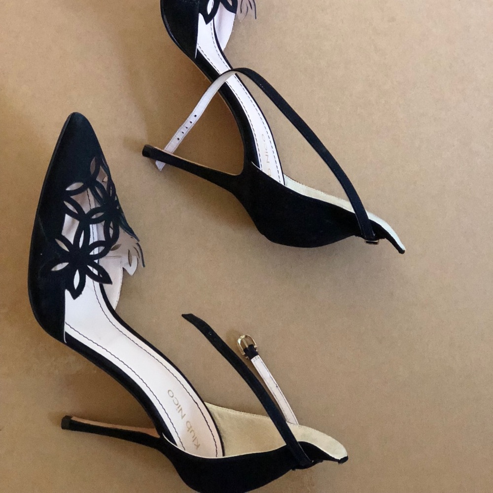Klub Nico Romea black stiletto heels - Picture 2 of 2